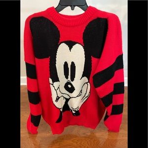 Vintage Walt Disney Mickey Mouse Oversized Sweater XL